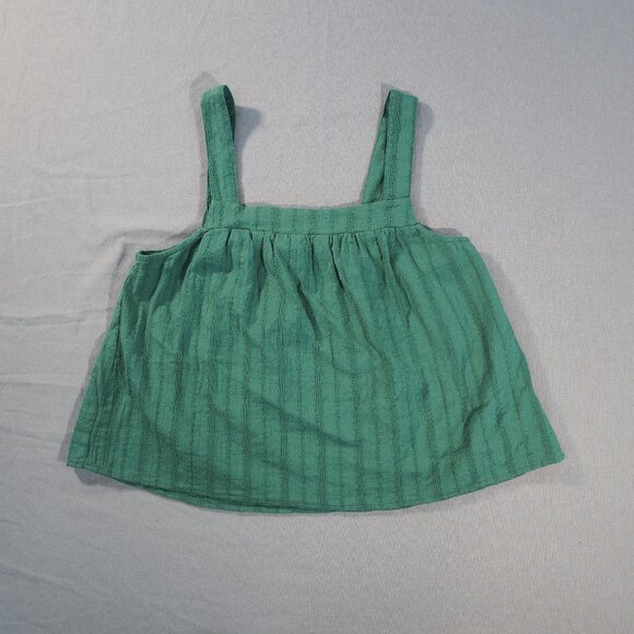 Splendid Tops - Splendid Shirt Women Medium Green Crop Tank Top Boho Fairy Flowy Cottage Loose